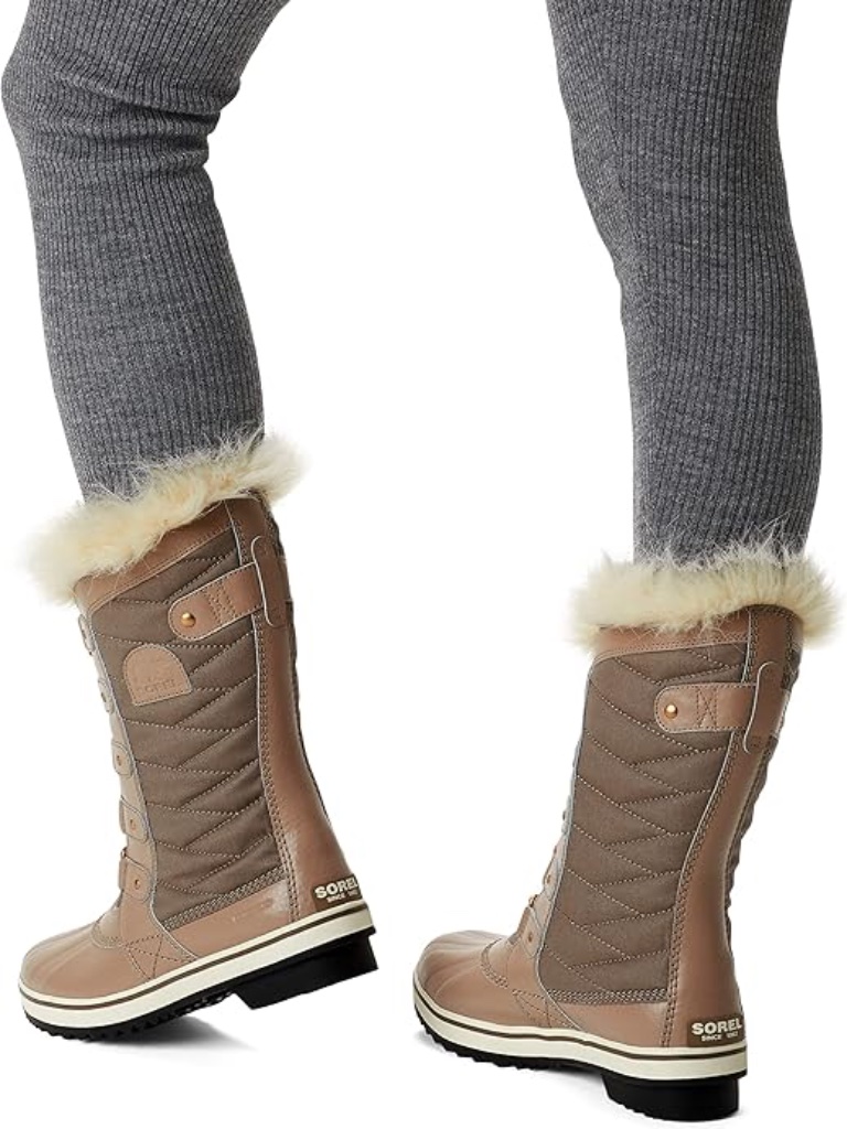 Sorel Women's Tofino Ll Waterproof Boot, Size 9.5, Taupe And Pink, New In Box